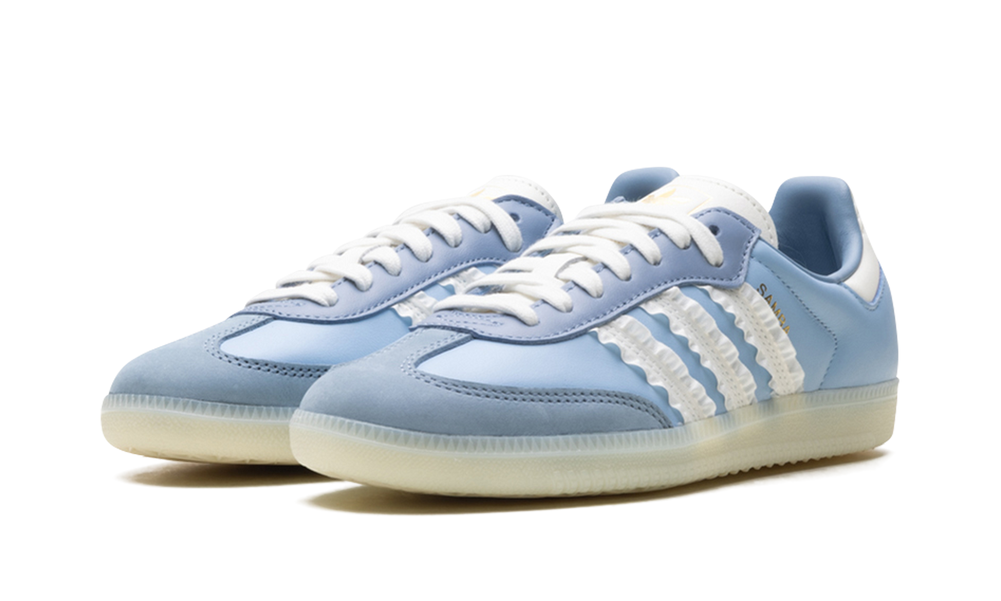 Samba Women "Ruffle stripes - clear sky" JR8829