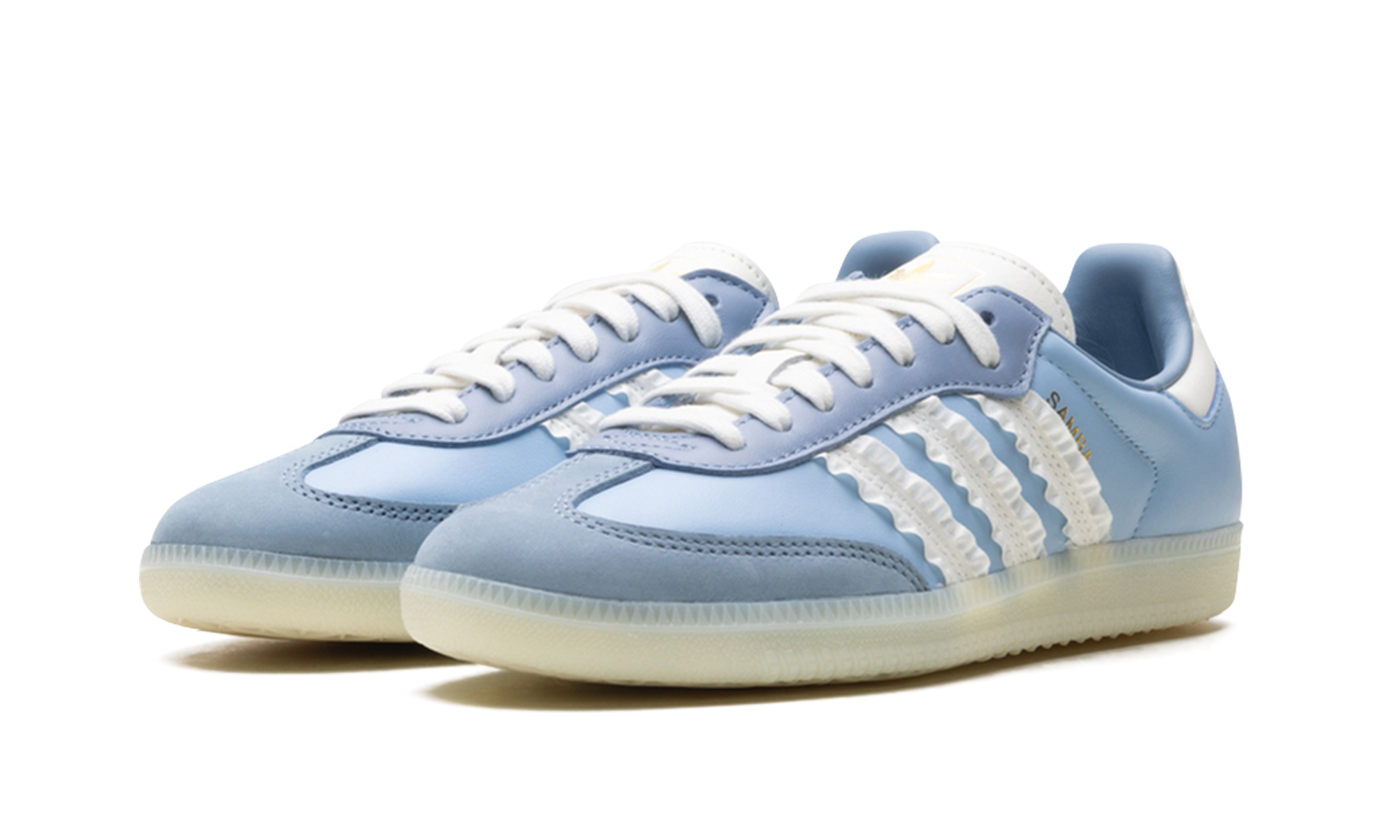 Samba Women "Ruffle stripes - clear sky" JR8829
