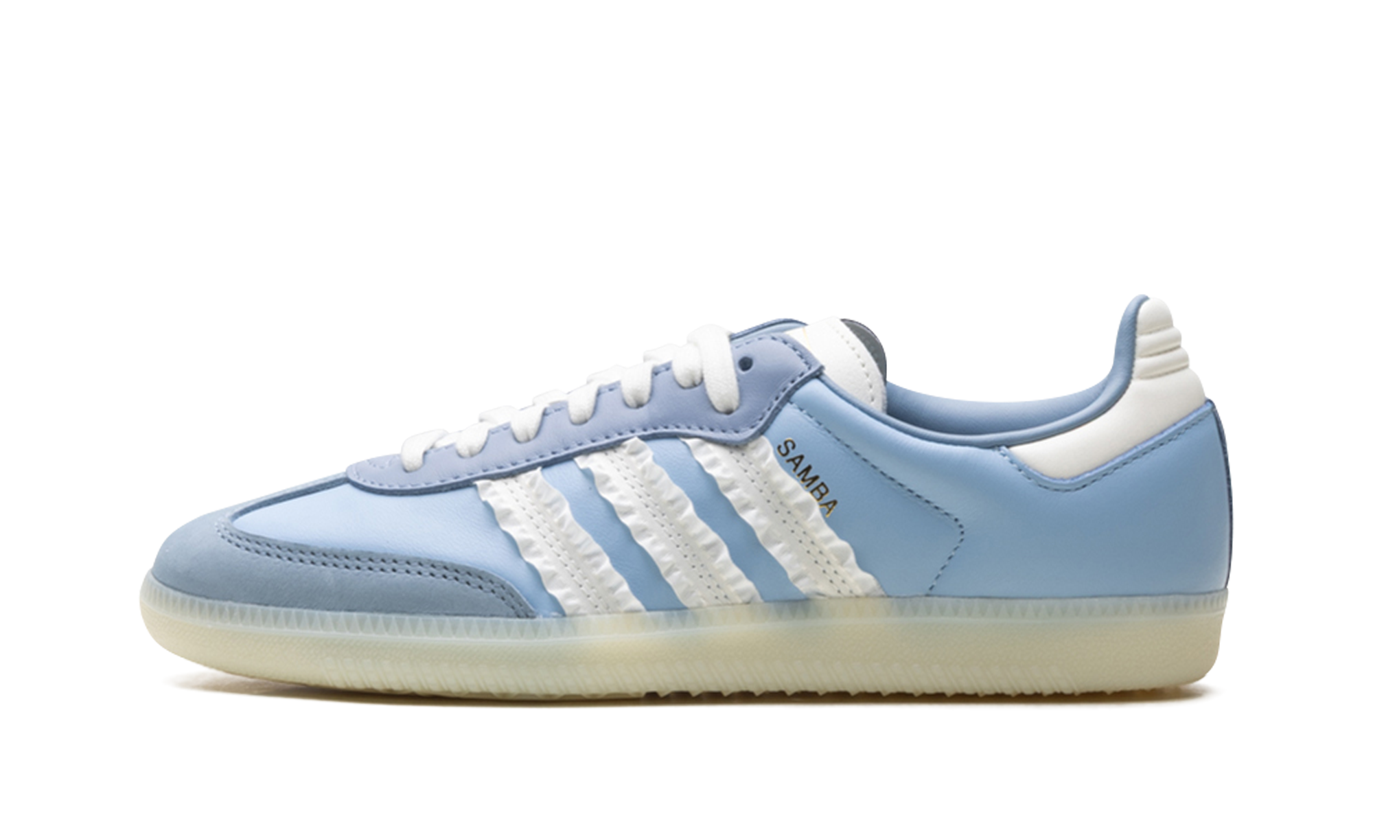 Samba Women "Ruffle stripes - clear sky" JR8829