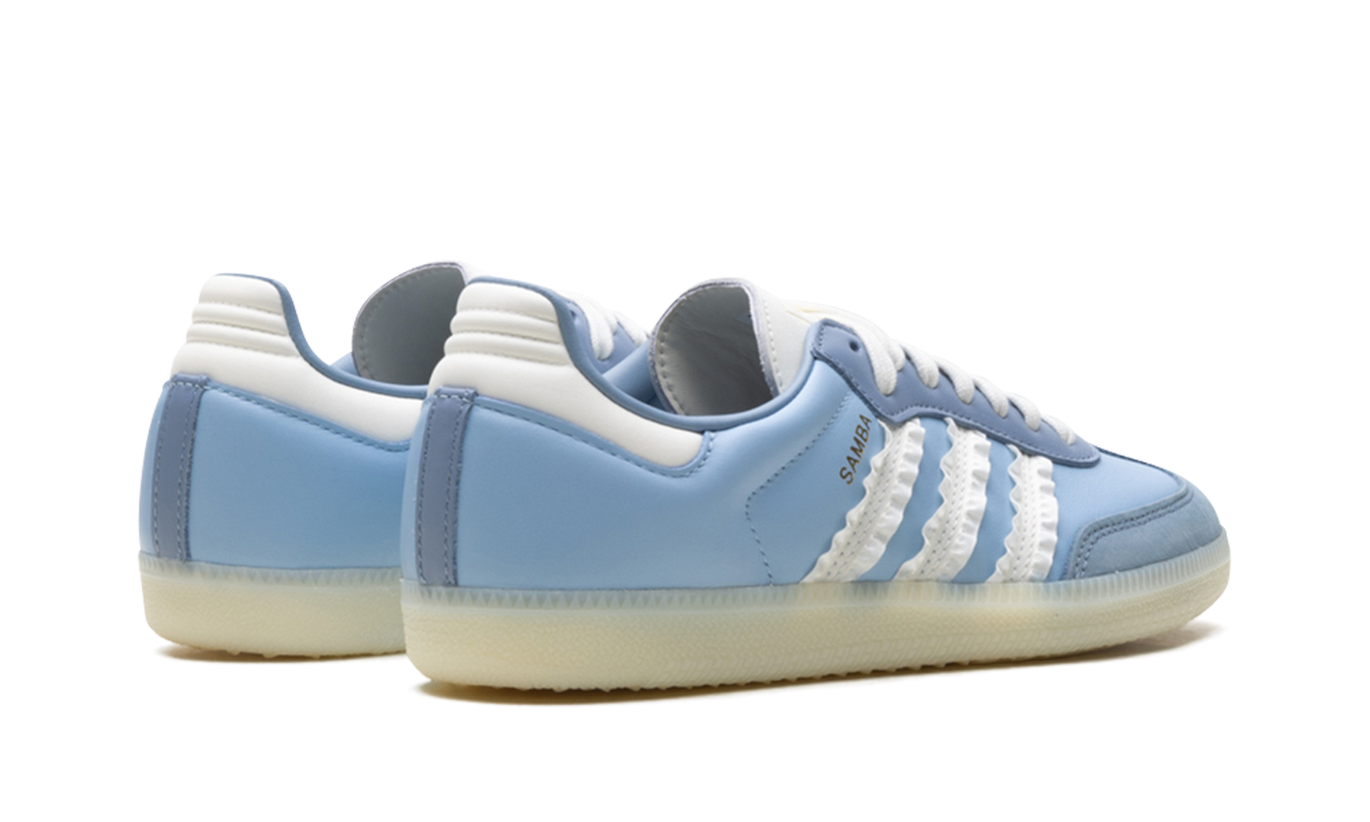 Samba Women "Ruffle stripes - clear sky" JR8829