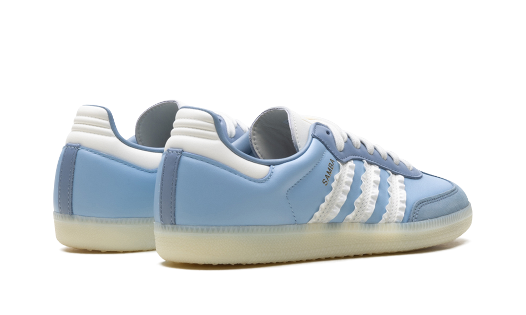 Samba Women "Ruffle stripes - clear sky" JR8829