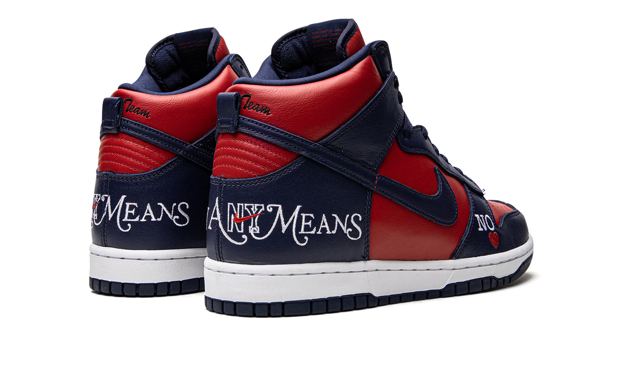 Sb Dunk High "Supreme - by any means - navy/red" DN3741 600