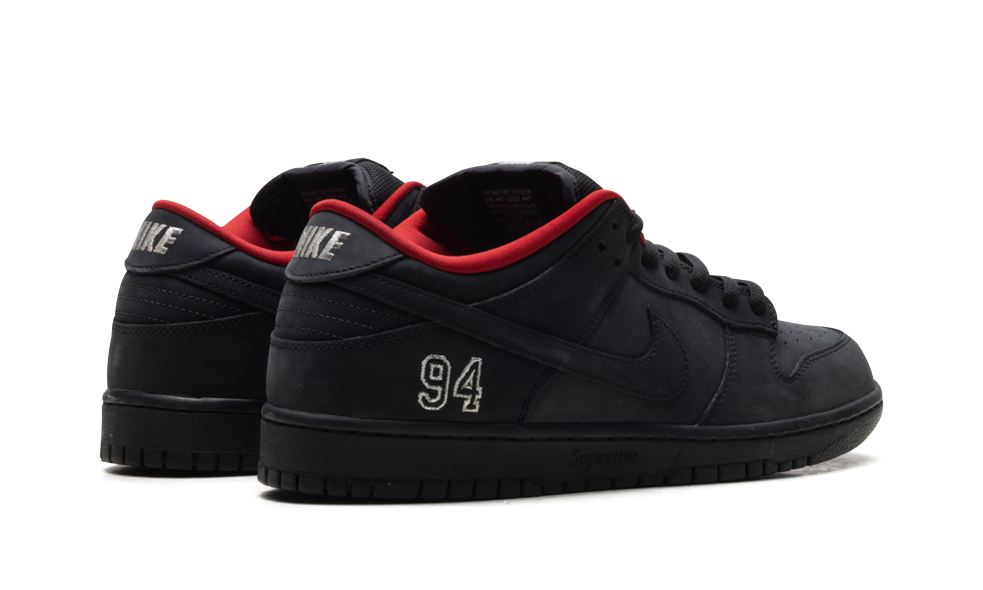 Sb Dunk Low "Supreme - black" HQ8487 001