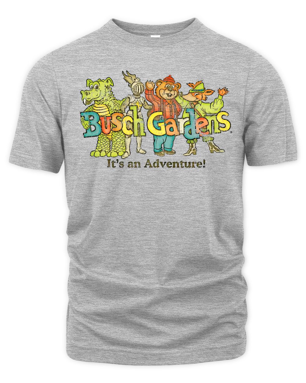 Sea World Parks Clothing Busch Gardens Retro Adventure Shirt