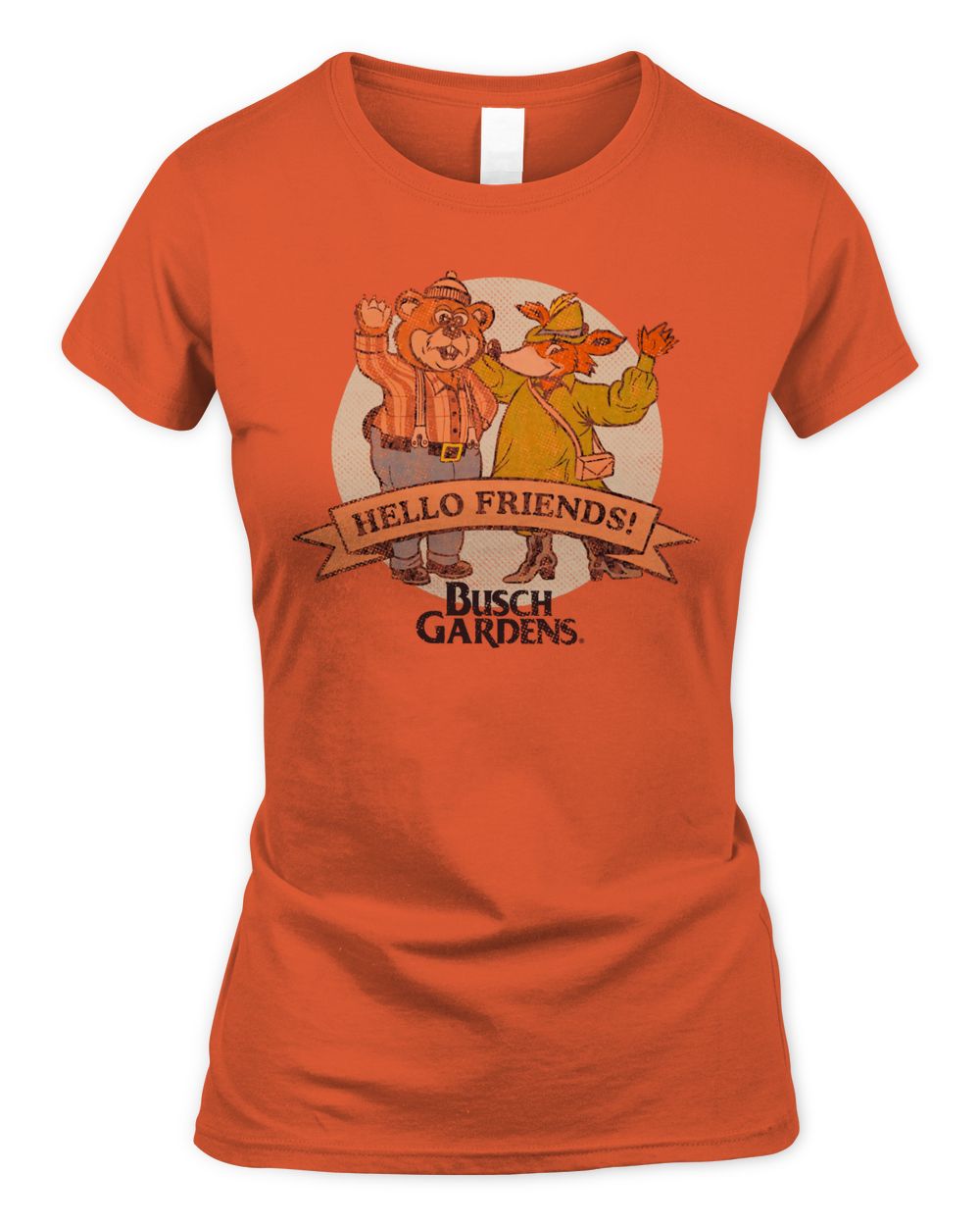 Sea World Parks Clothing Busch Gardens Retro Friends Shirt