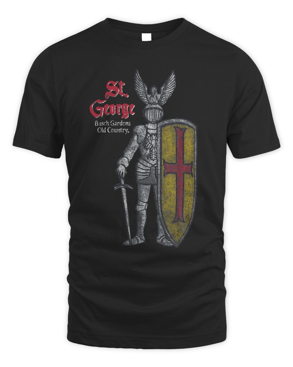 Sea World Parks Clothing Busch Gardens Retro Knight Shirt