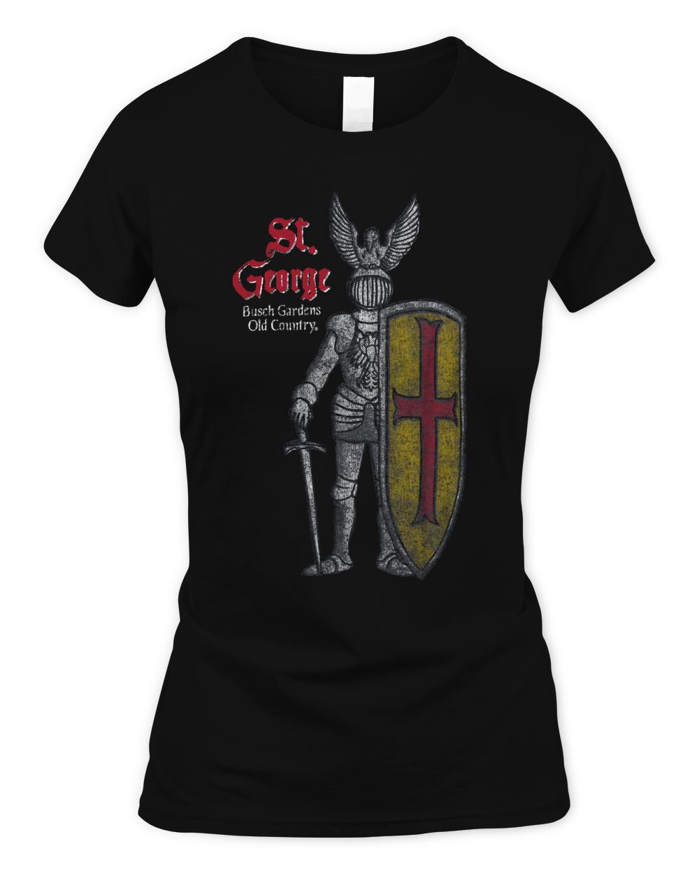 Sea World Parks Clothing Busch Gardens Retro Knight Shirt