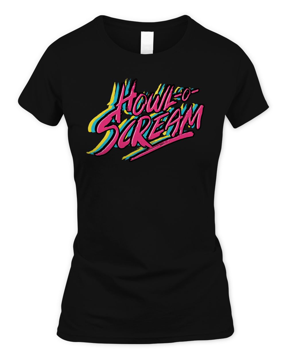 Sea World Parks Clothing Howl-O-Scream Neon Skull Shirt