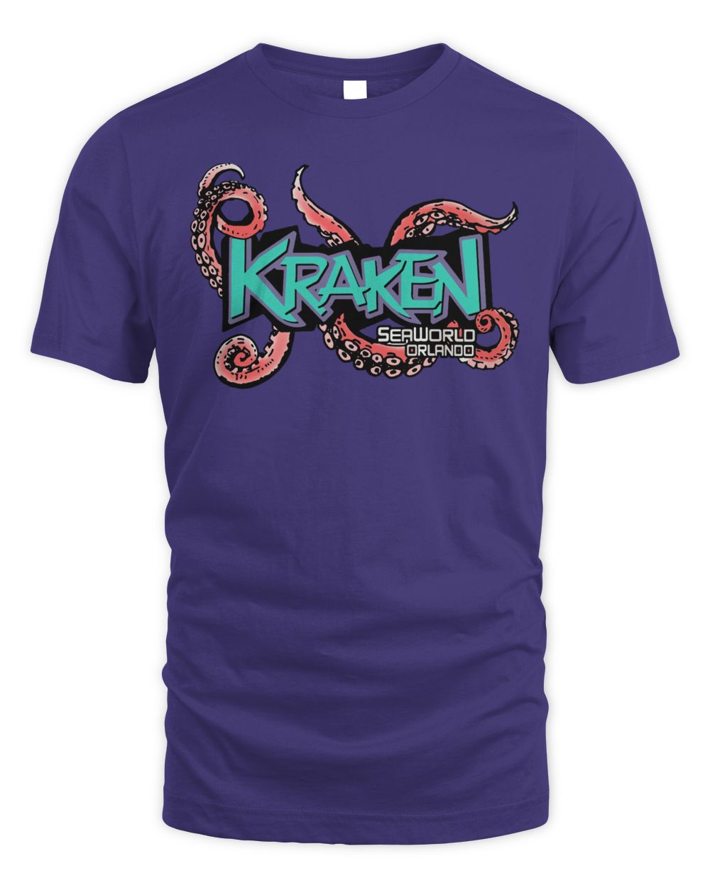 Sea World Parks Clothing Seaworld Orlando Retro Kraken Unleashed Shirt