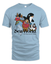 Sea World Parks Clothing Seaworld Retro Friends Shirt