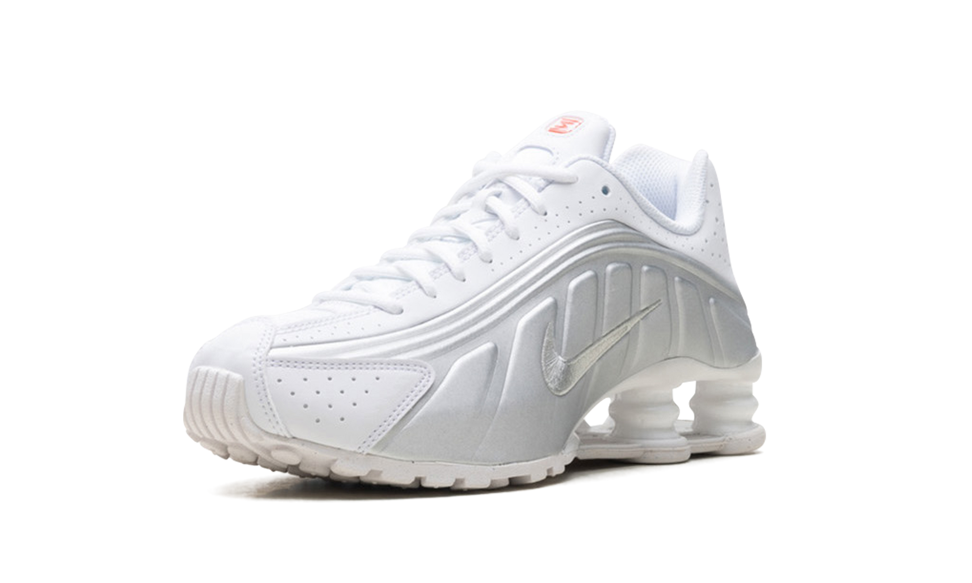 Shox R4 GS "White bright crimson metallic silver" CW2626 101
