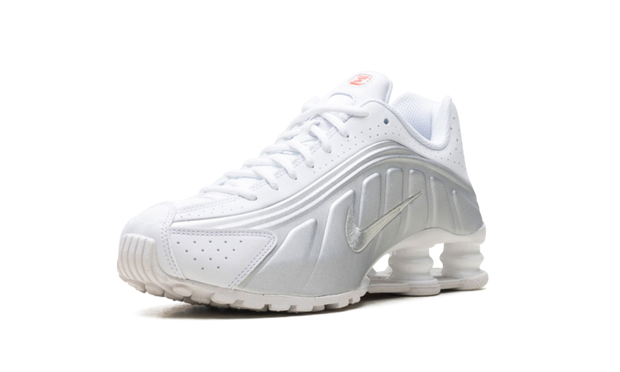 Shox R4 GS "White bright crimson metallic silver" CW2626 101