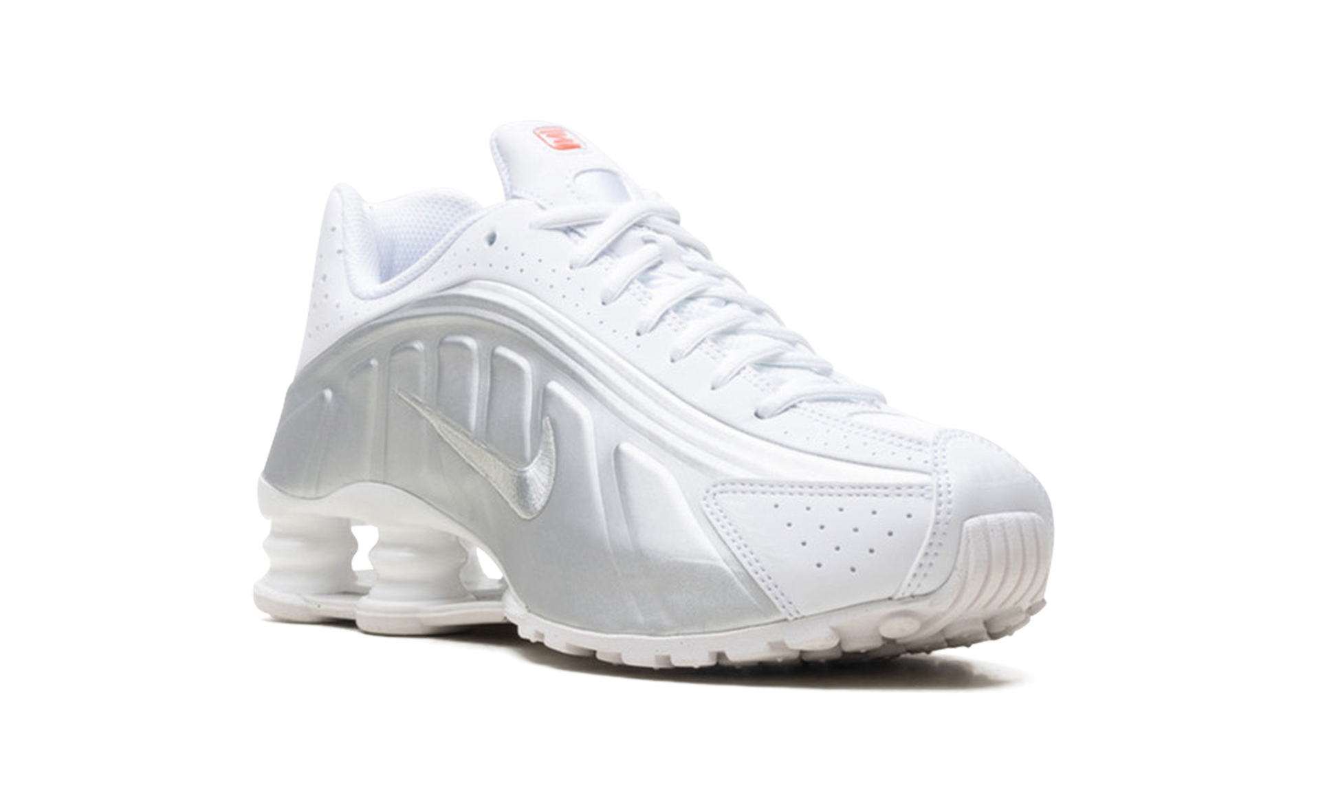 Shox R4 GS "White bright crimson metallic silver" CW2626 101