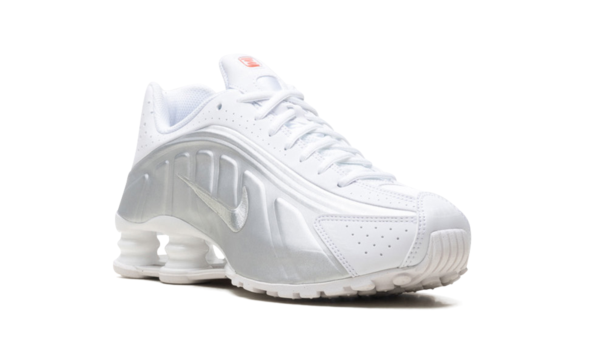 Shox R4 GS "White bright crimson metallic silver" CW2626 101