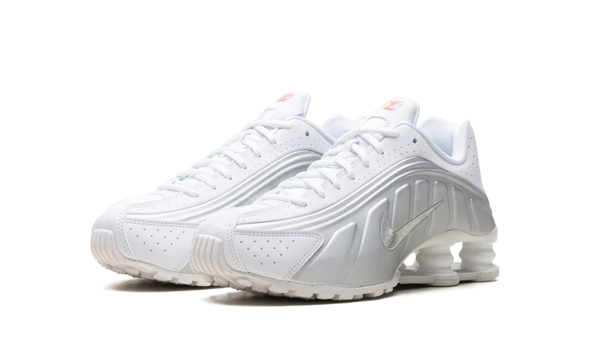 Shox R4 GS "White bright crimson metallic silver" CW2626 101