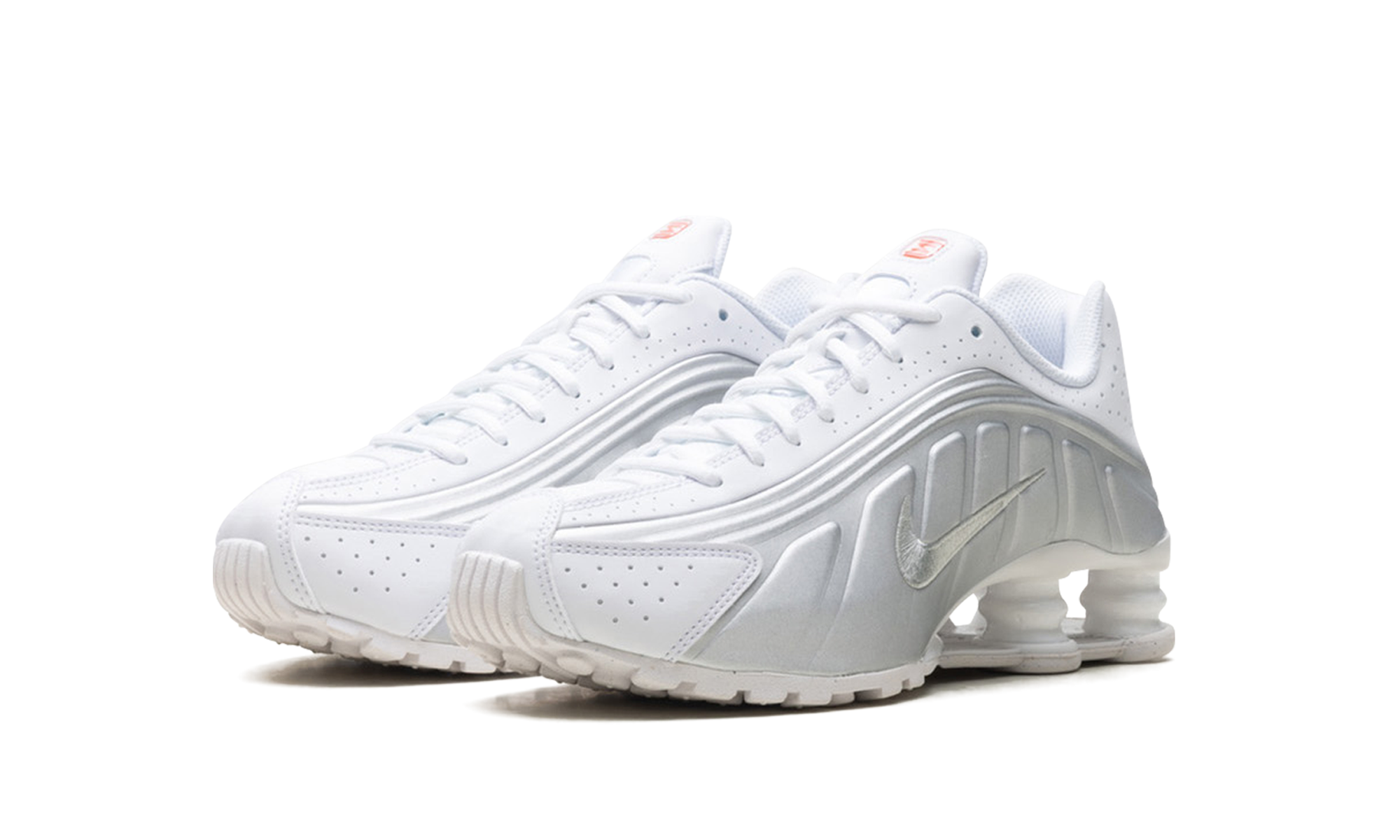 Shox R4 GS "White bright crimson metallic silver" CW2626 101