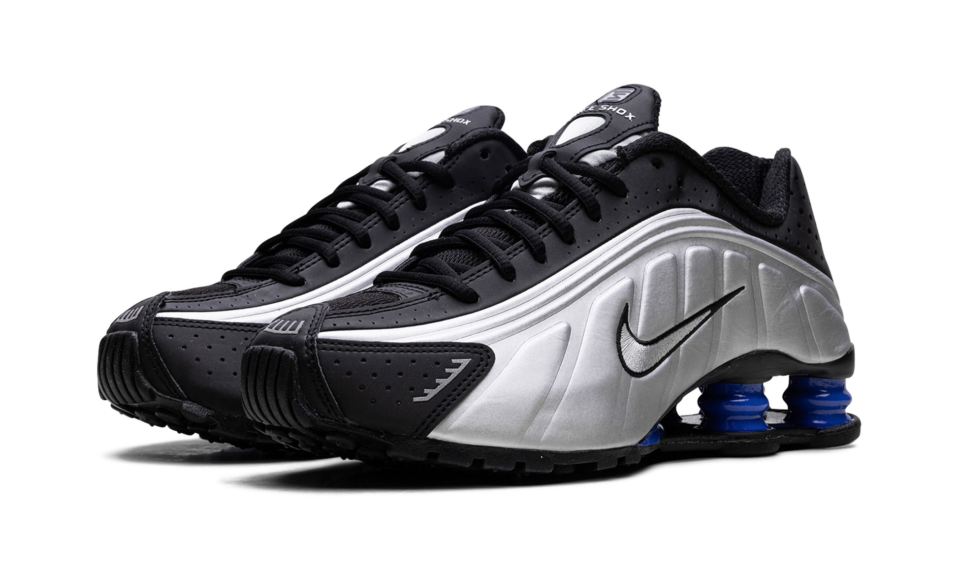 Shox R4 Women "Metallic silver black racer blue" AR3565 006
