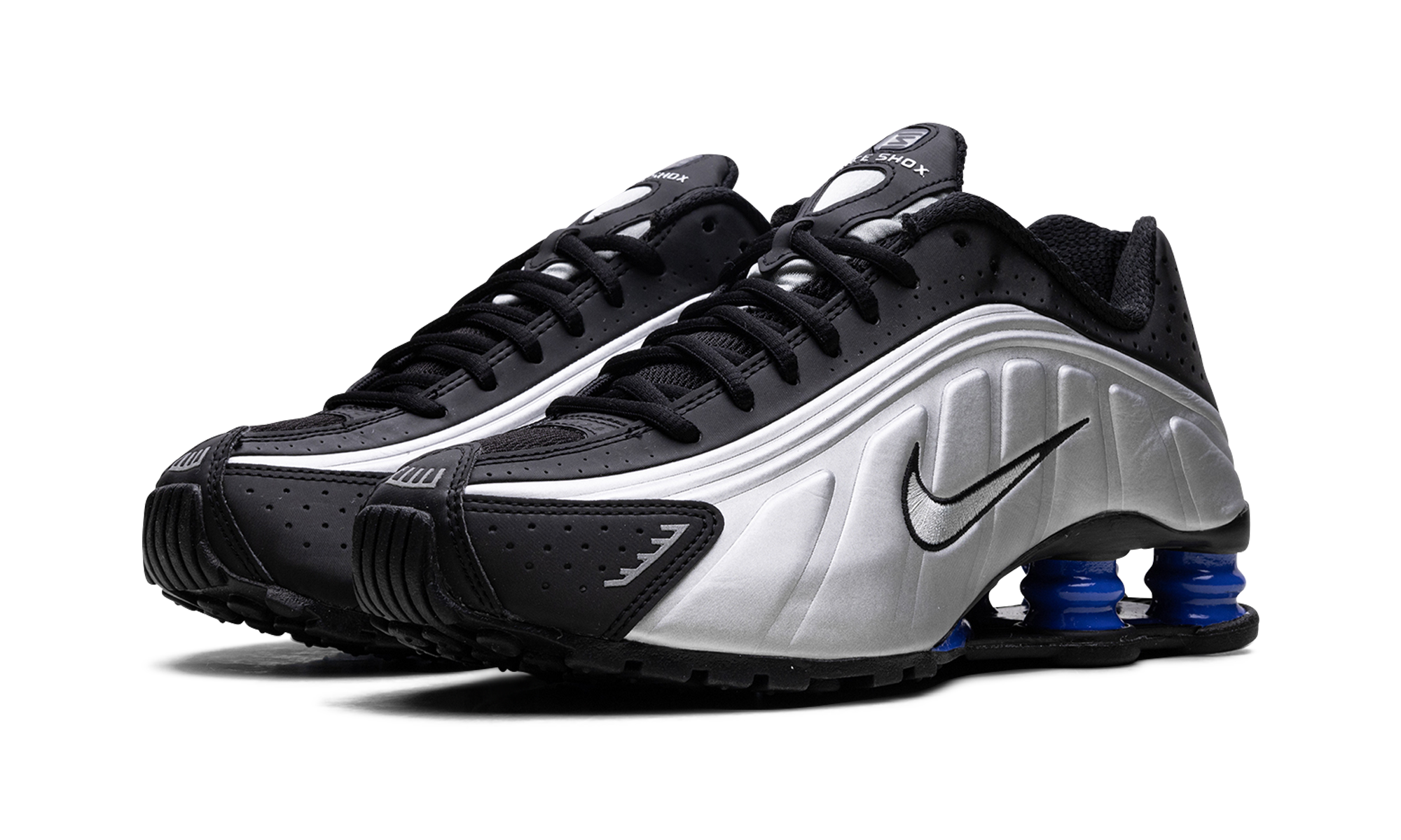 Shox R4 Women "Metallic silver black racer blue" AR3565 006