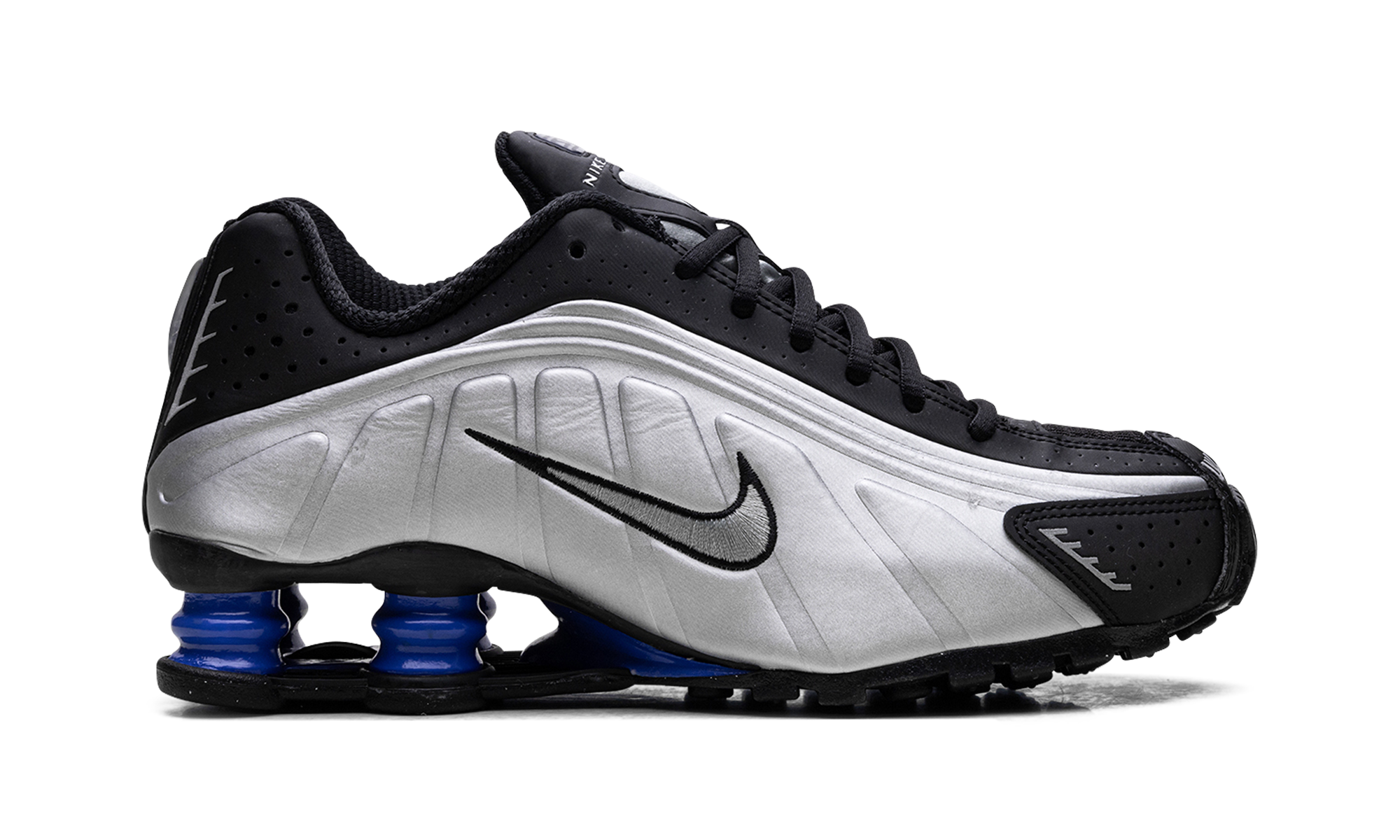 Shox R4 Women "Metallic silver black racer blue" AR3565 006