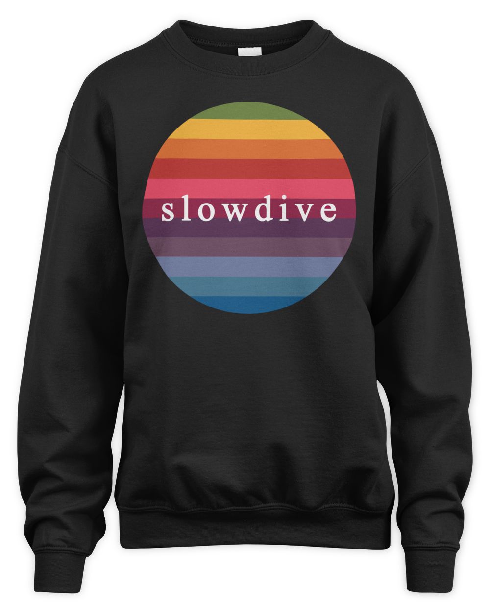 Slowdive Merch Rainbow Shirt