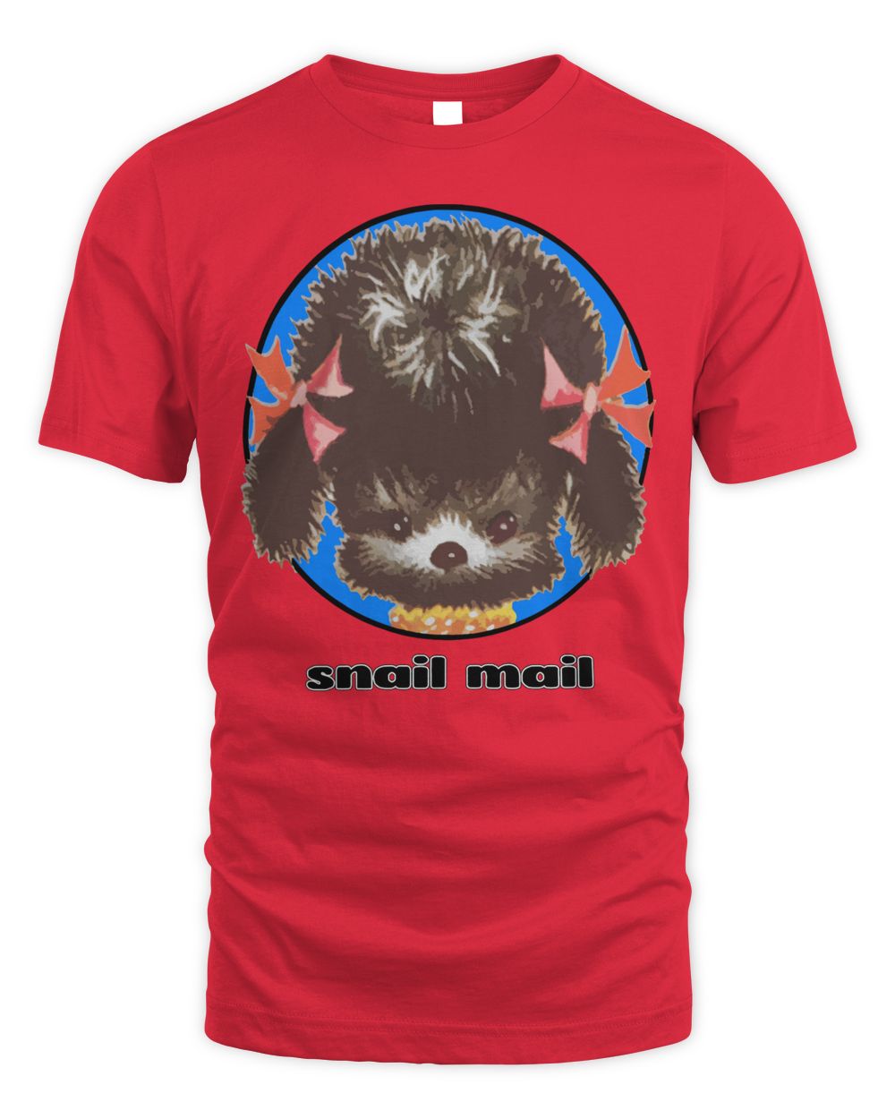 Snail Mail Merch Dog in Circle Shirt
