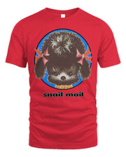 Snail Mail Merch Dog in Circle Shirt