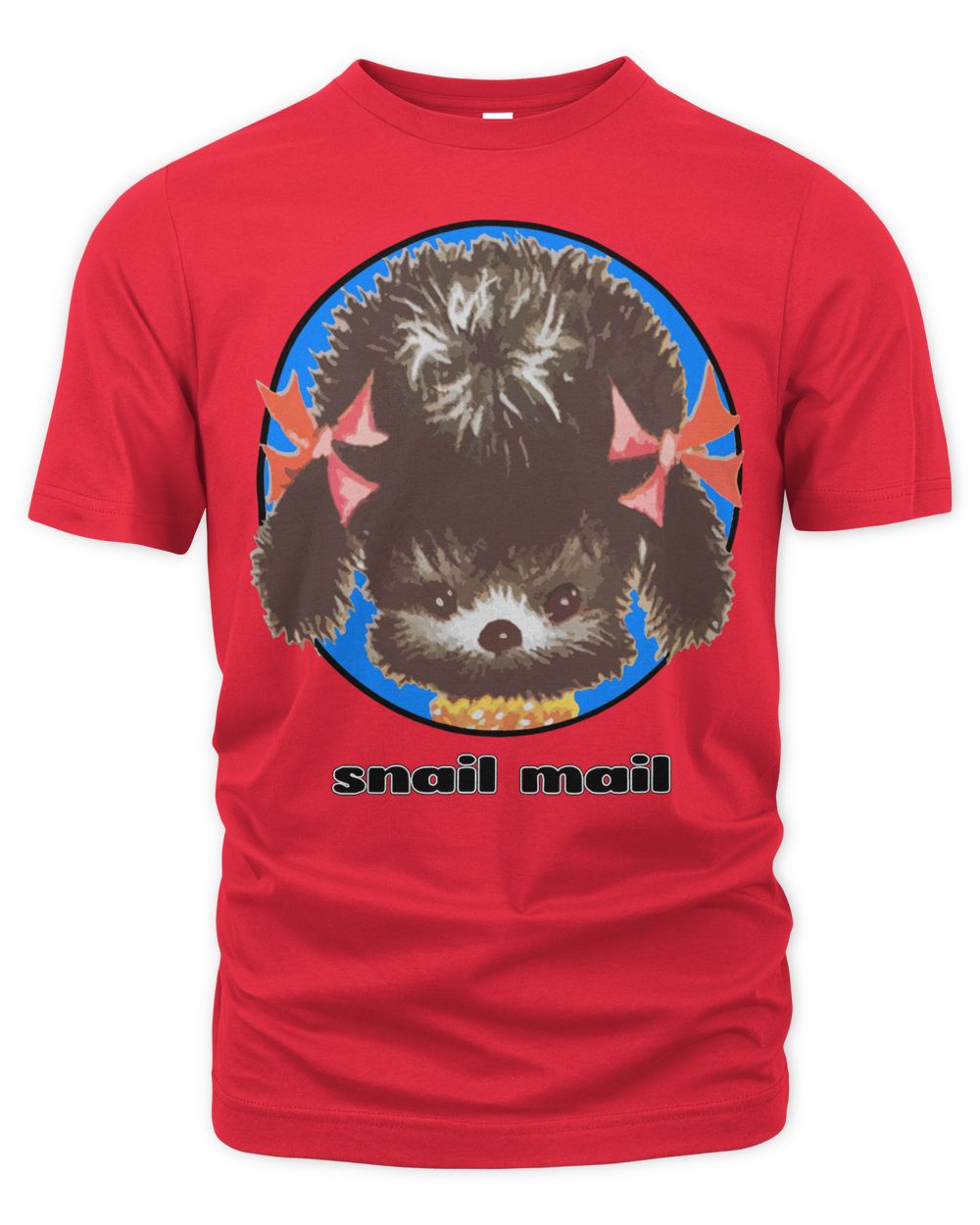 Snail Mail Merch Dog in Circle Shirt