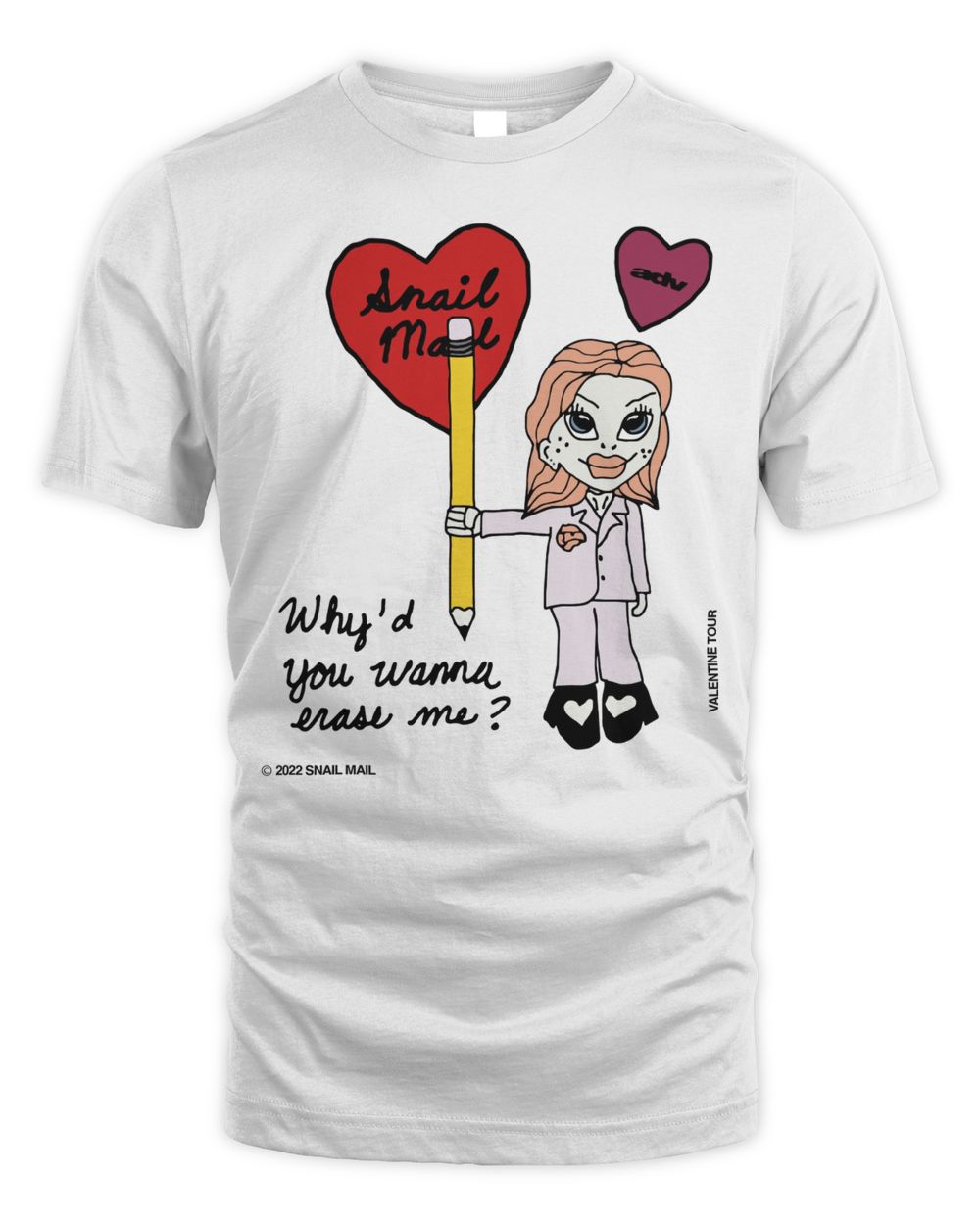 Snail Mail Merch Erase Me Shirt
