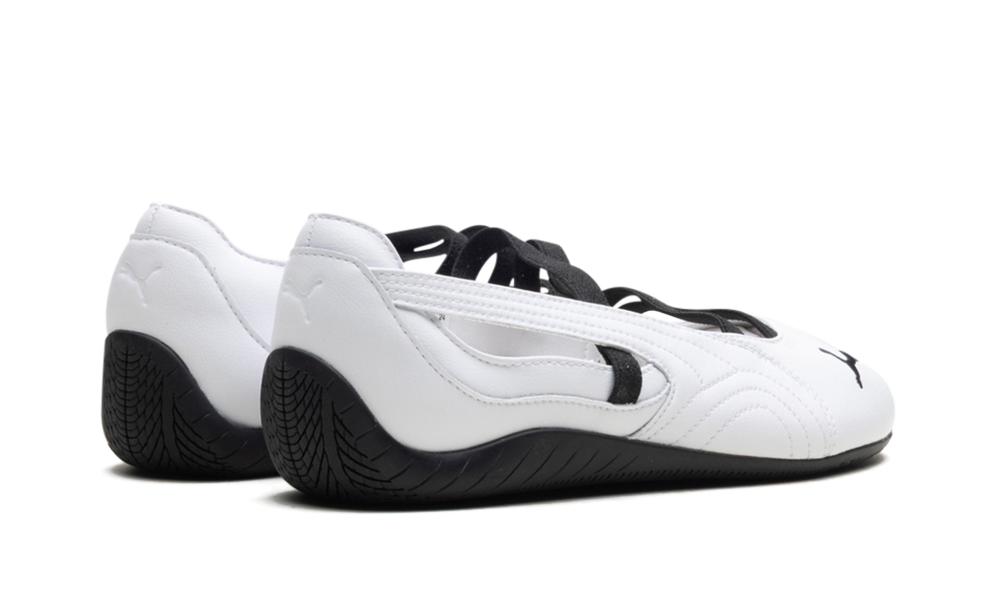 Speedcat Ballet Leather Women "White black" 403587 01