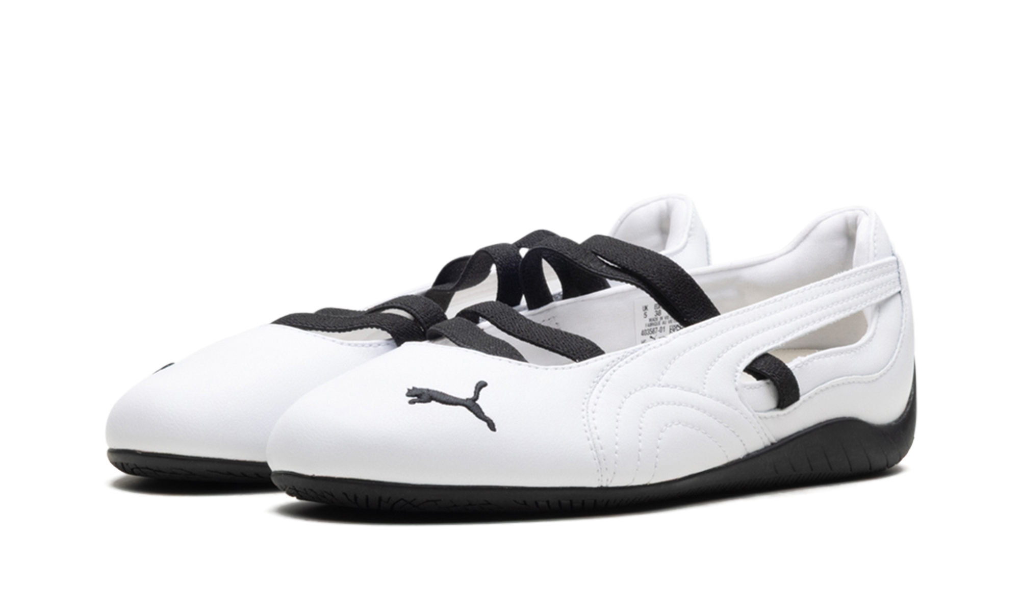 Speedcat Ballet Leather Women "White black" 403587 01