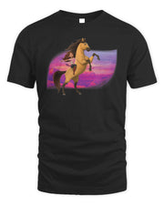 Spirit Untamed   Spirit And Lucky Mountain Sunset Shirt
