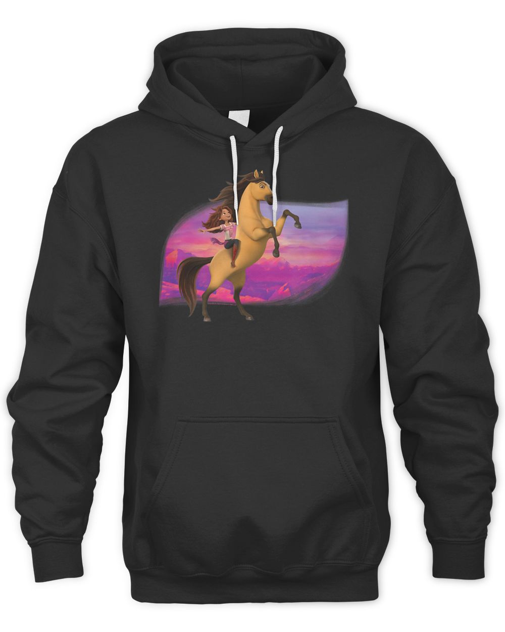 Spirit Untamed   Spirit And Lucky Mountain Sunset Shirt