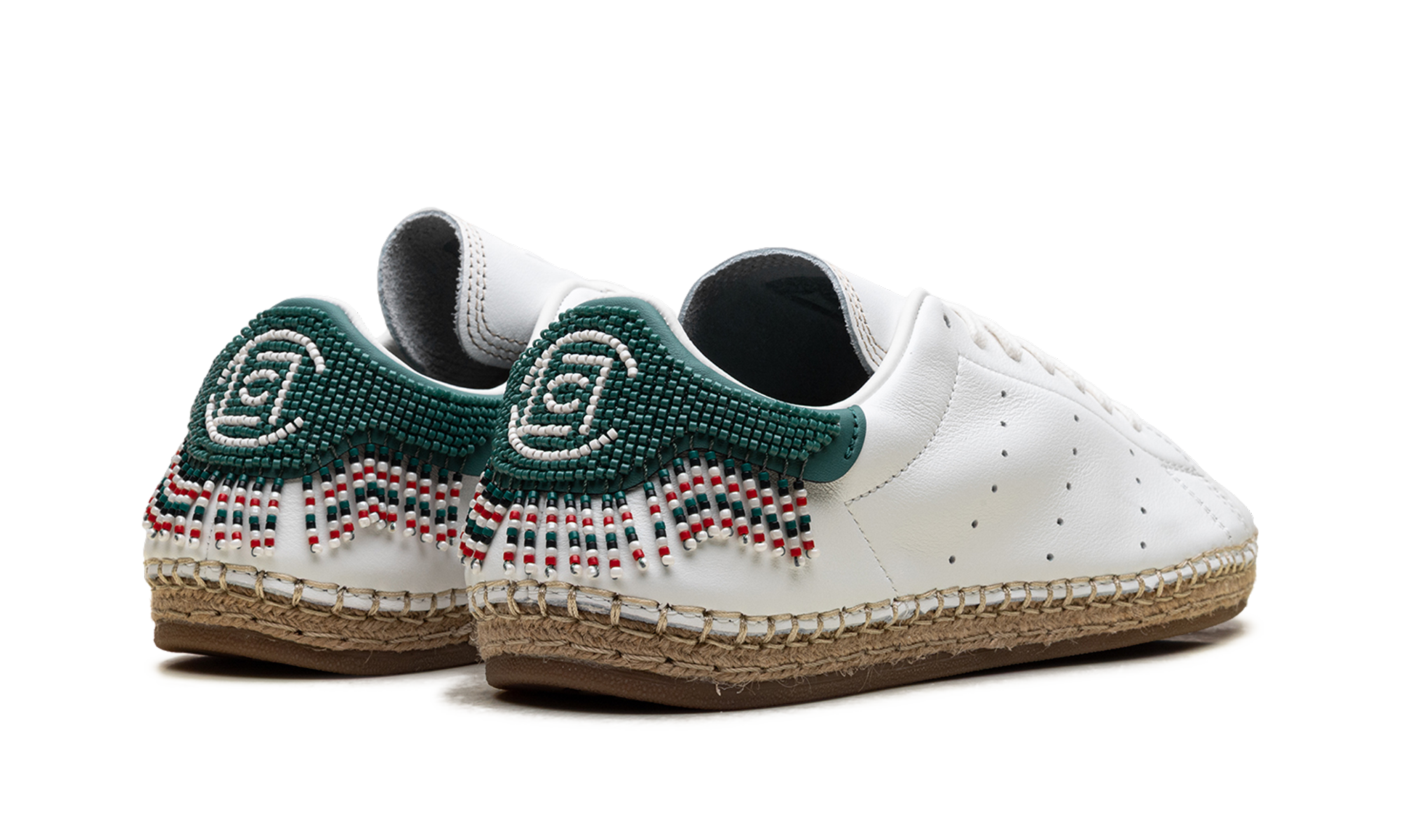 Stan Smith Espadrille "Clot by edison chen white green beads" JR9373