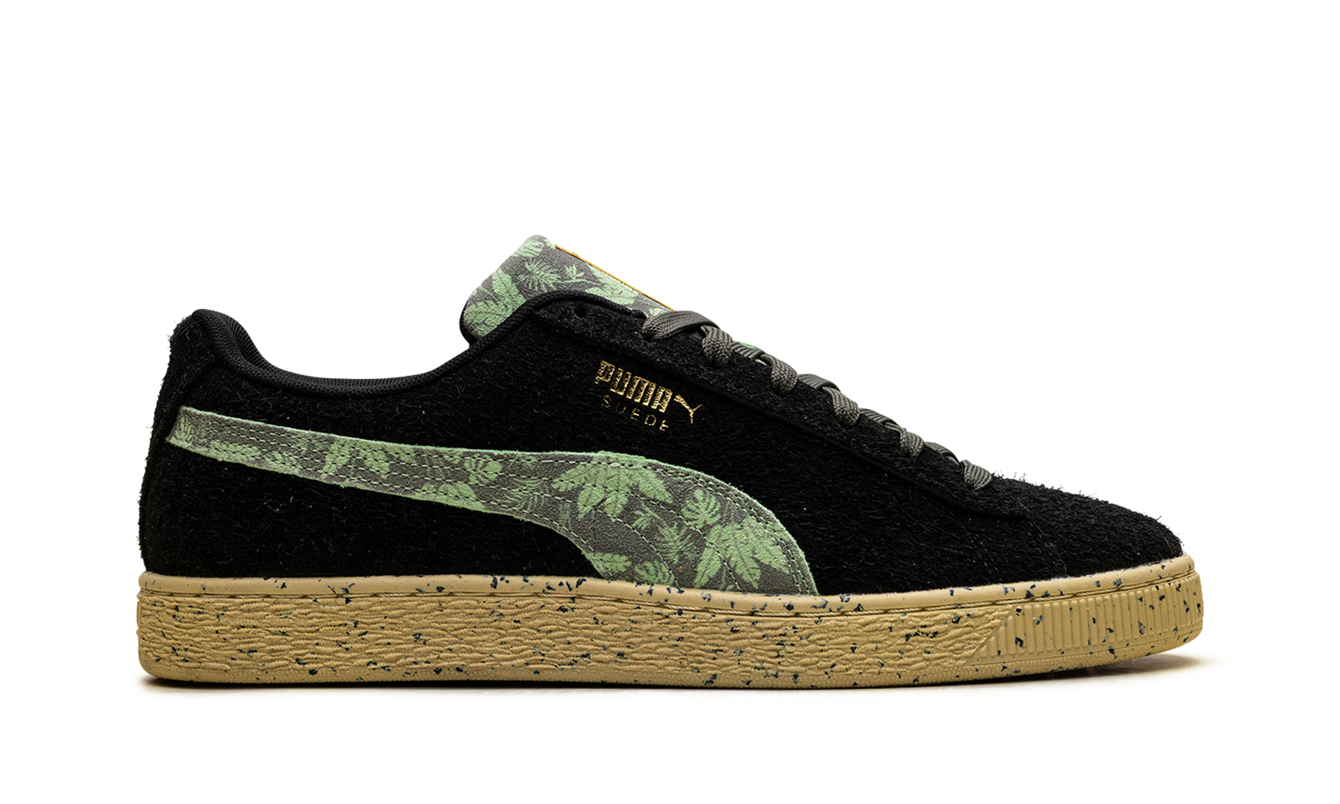 Suede "Gentle jungle black" 390057 02