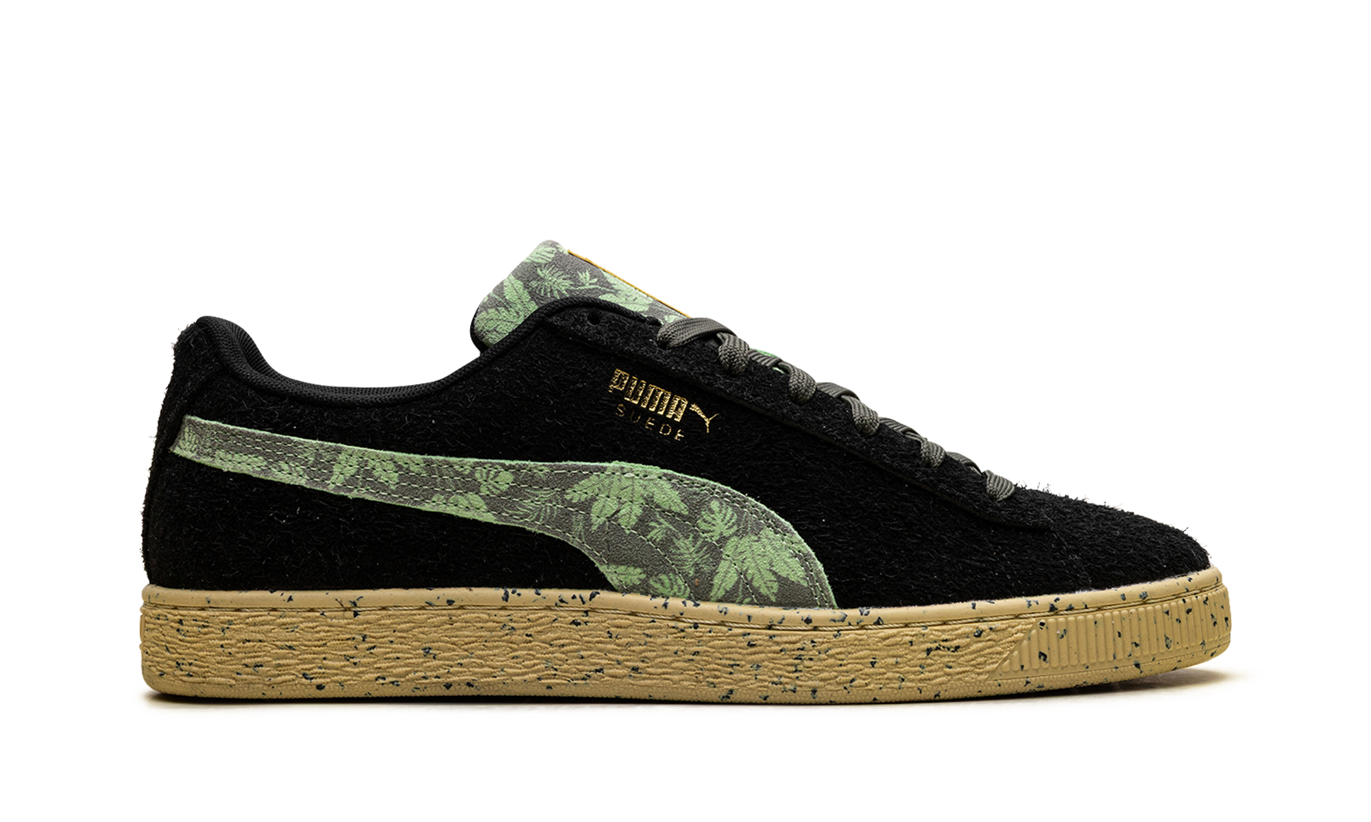 Suede "Gentle jungle black" 390057 02