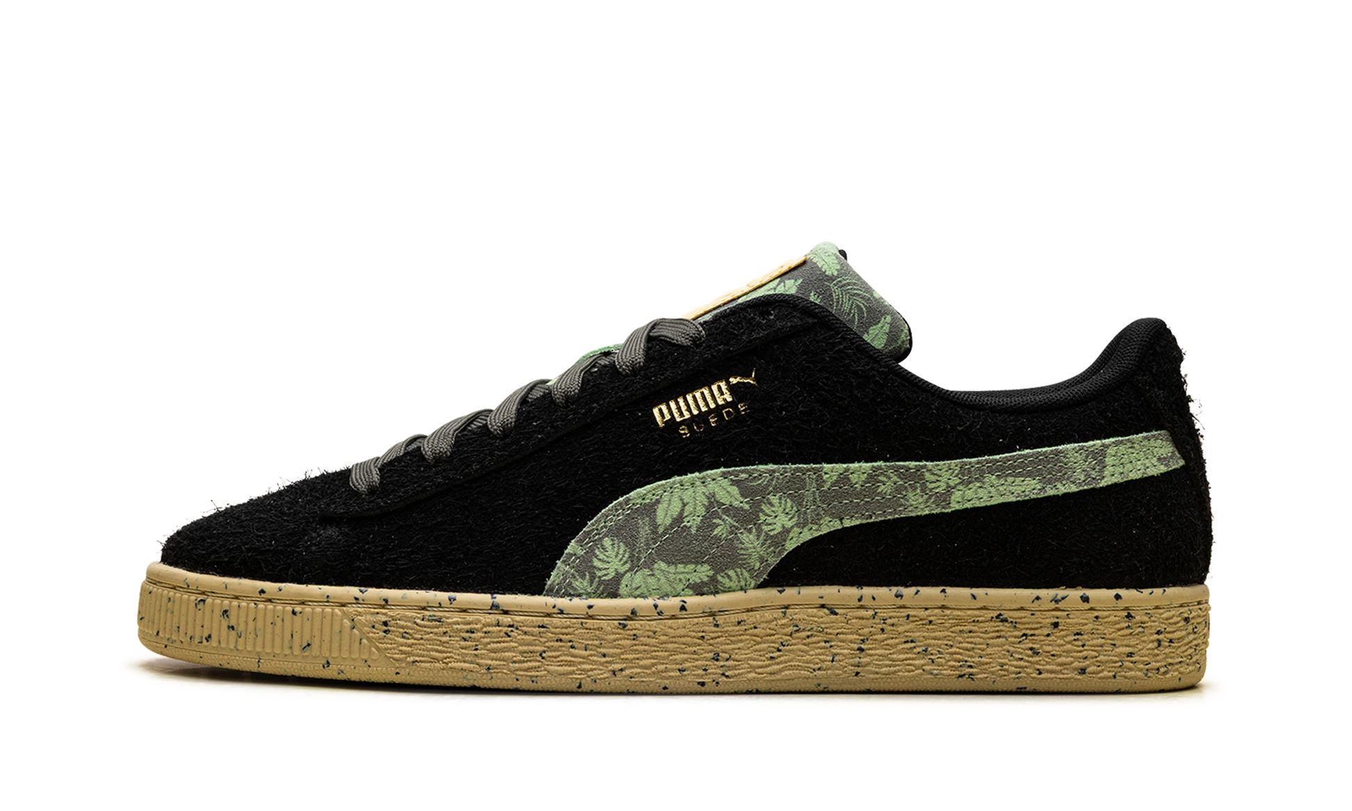 Suede "Gentle jungle black" 390057 02
