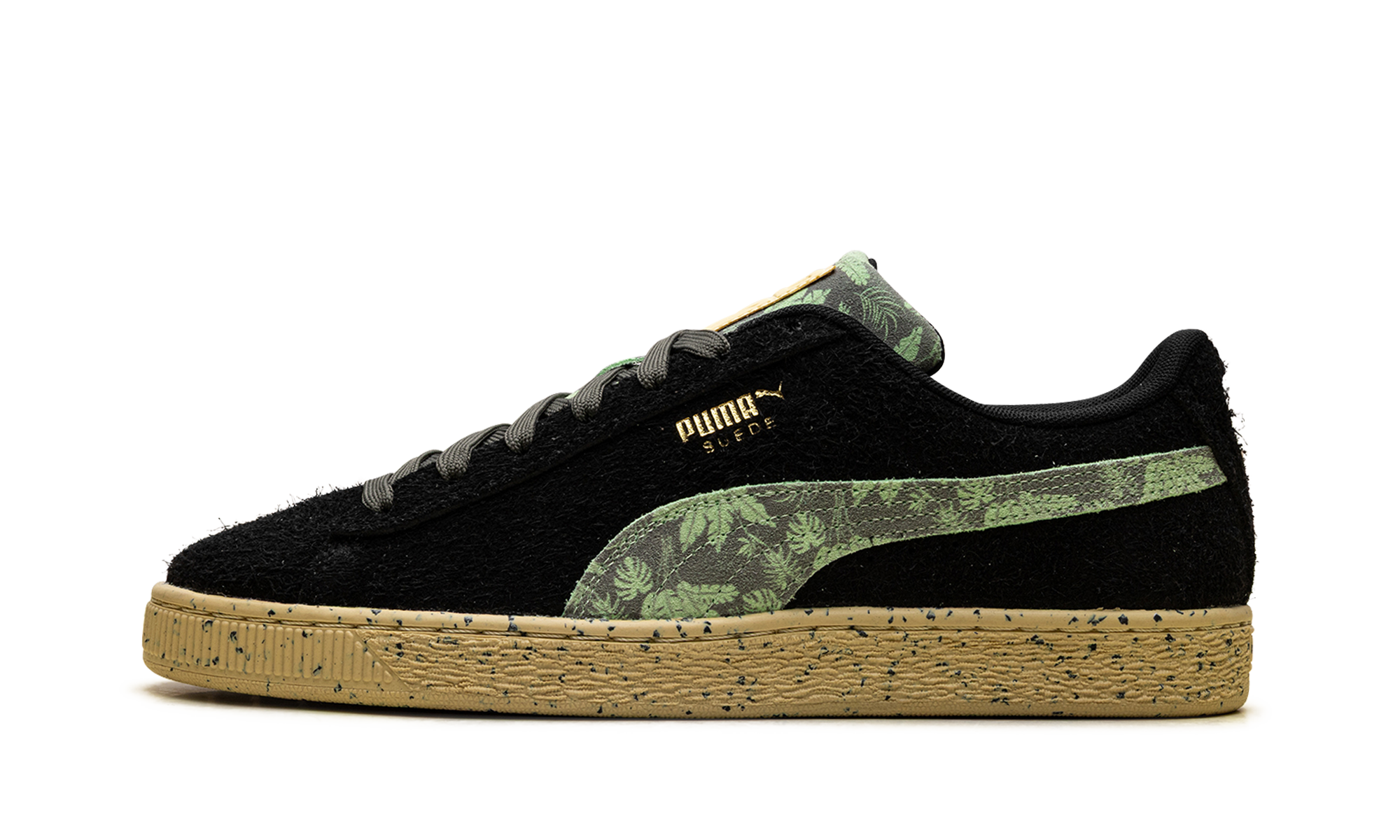 Suede "Gentle jungle black" 390057 02
