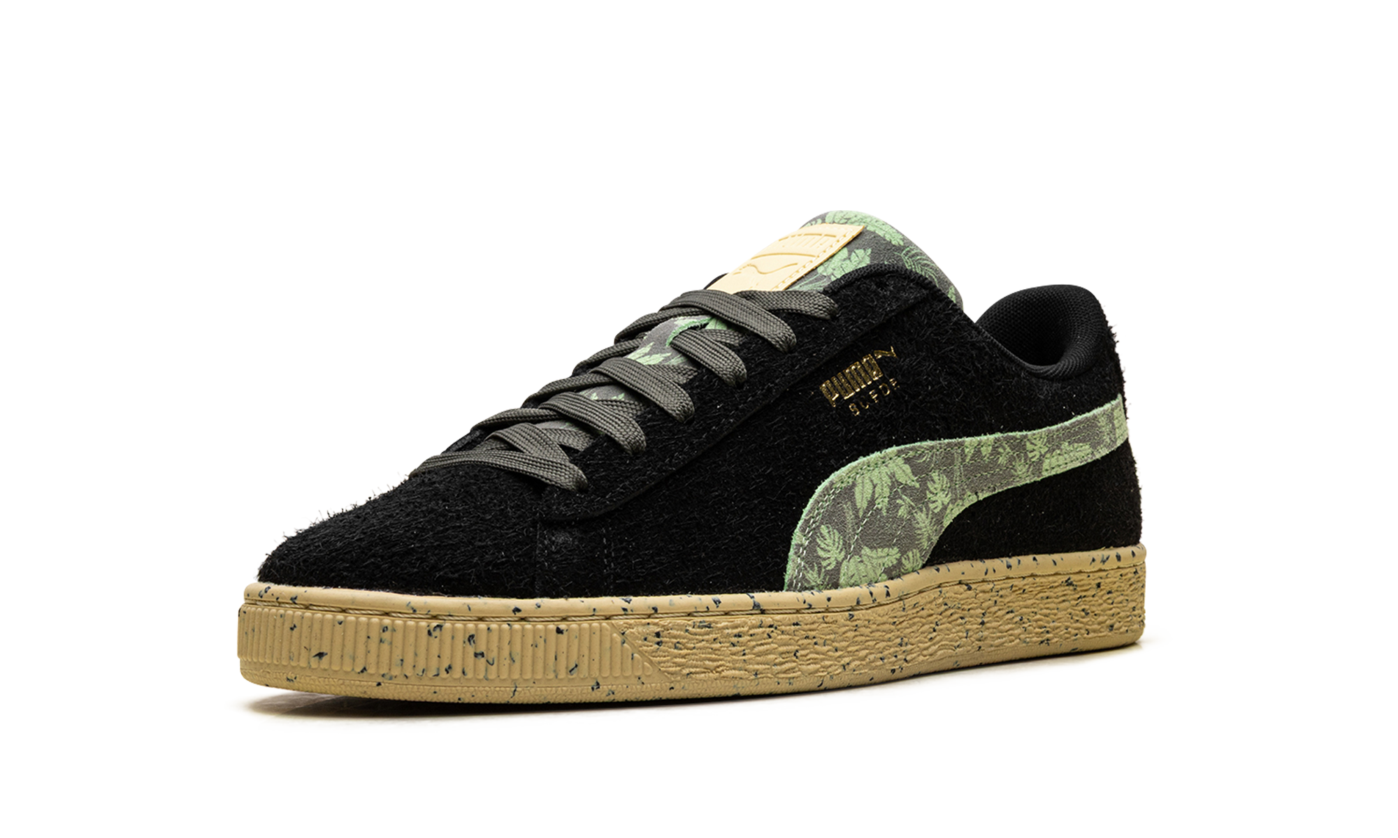 Suede "Gentle jungle black" 390057 02