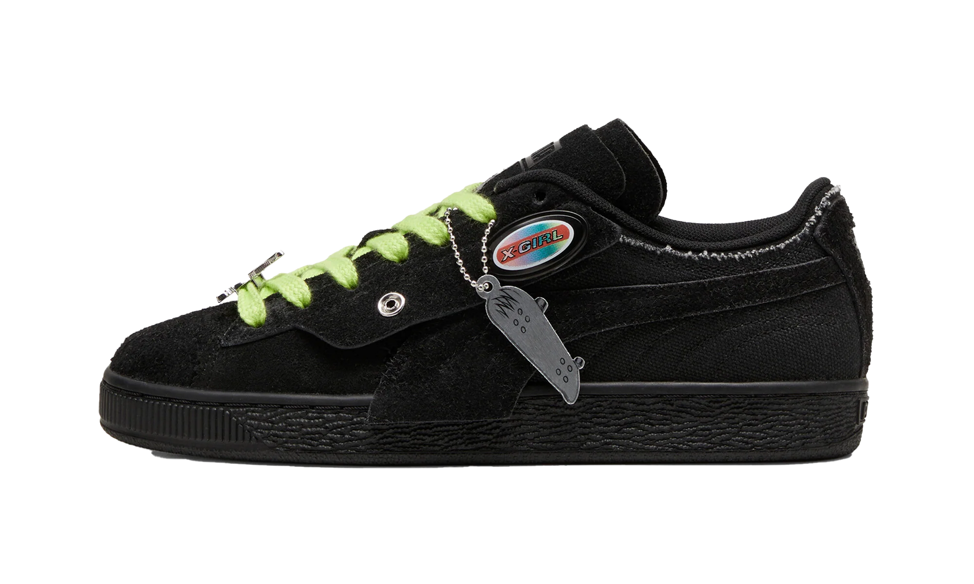 Suede Women "X-girl - Black Ravish"