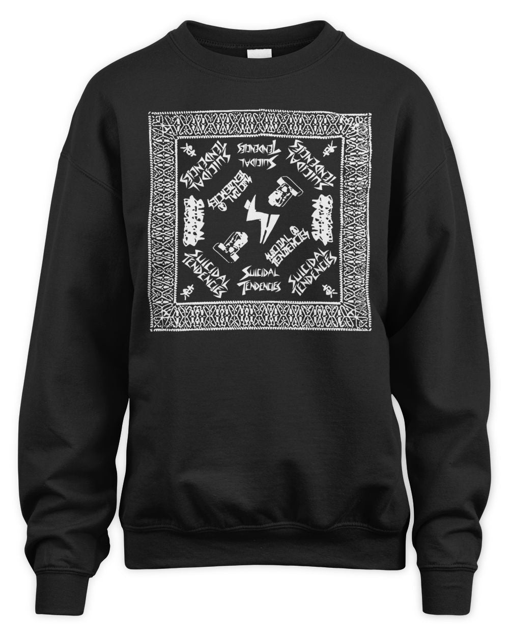Suicidal Tendencies Merch Logos Bandana Shirt