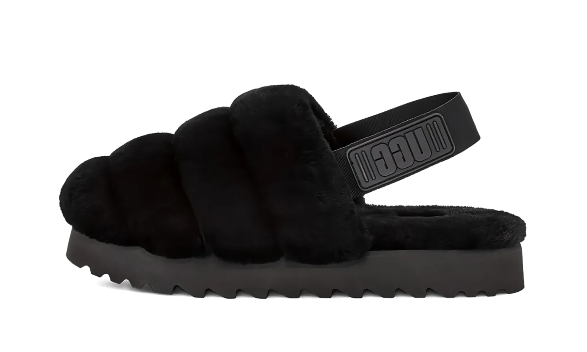 Super Fluff Slipper Women "Black"