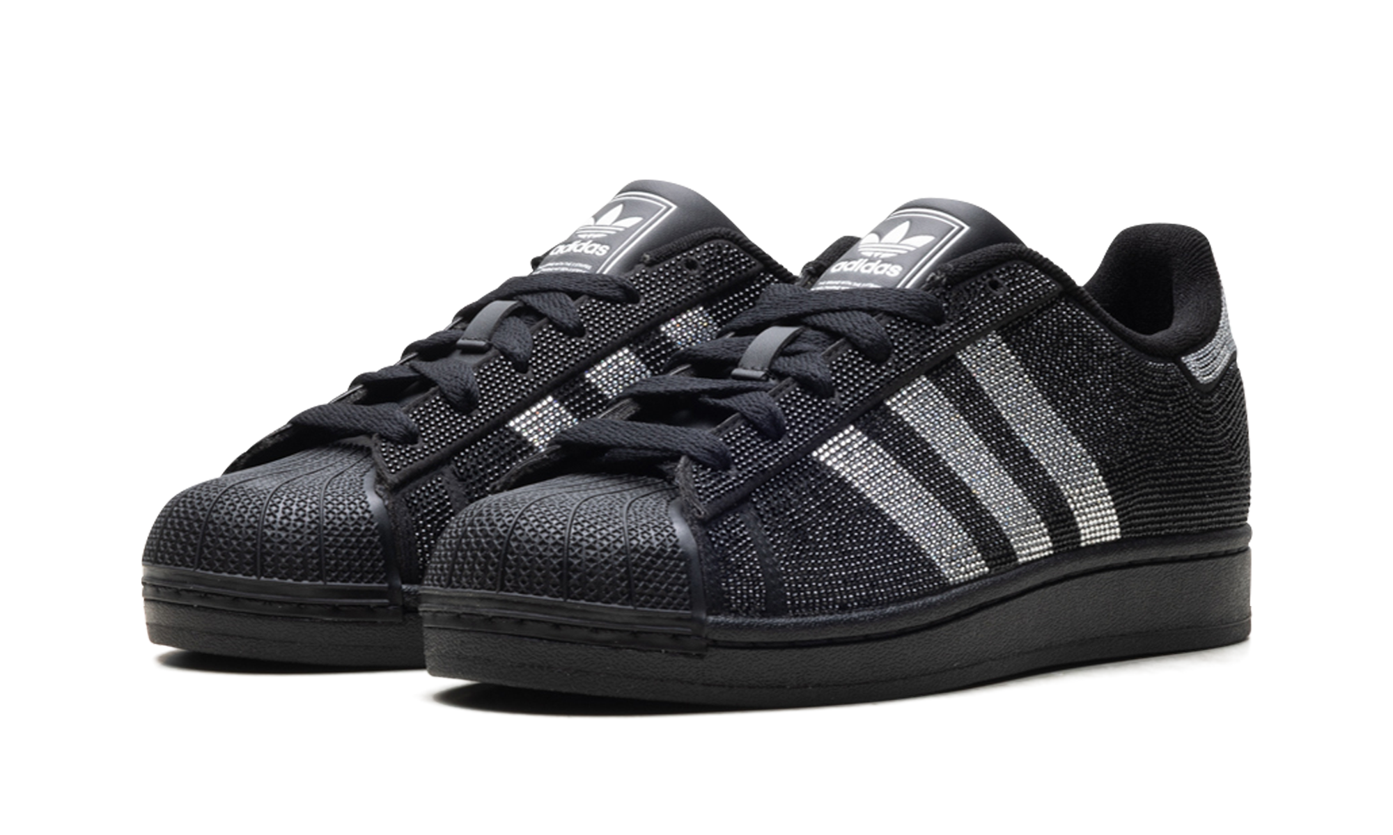 Superstar Ii Women "Rhinestone black silver" IH4200