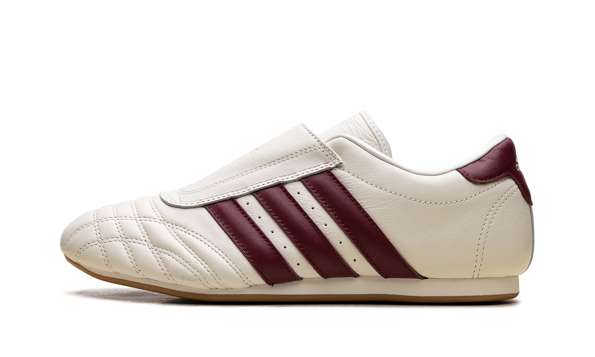 Taekwondo Women "Off white/noble maroon/gum 3" JS4527
