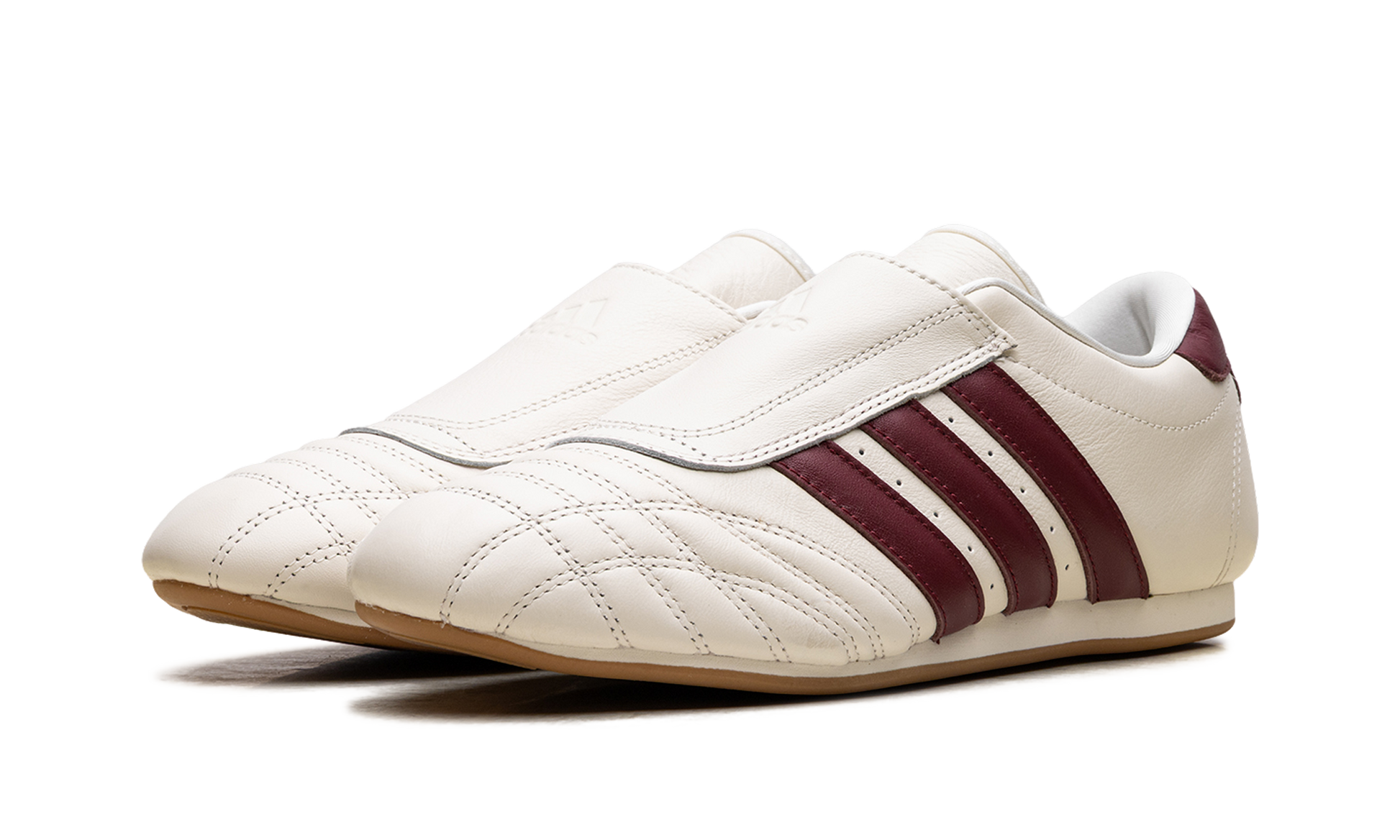 Taekwondo Women "Off white/noble maroon/gum 3" JS4527