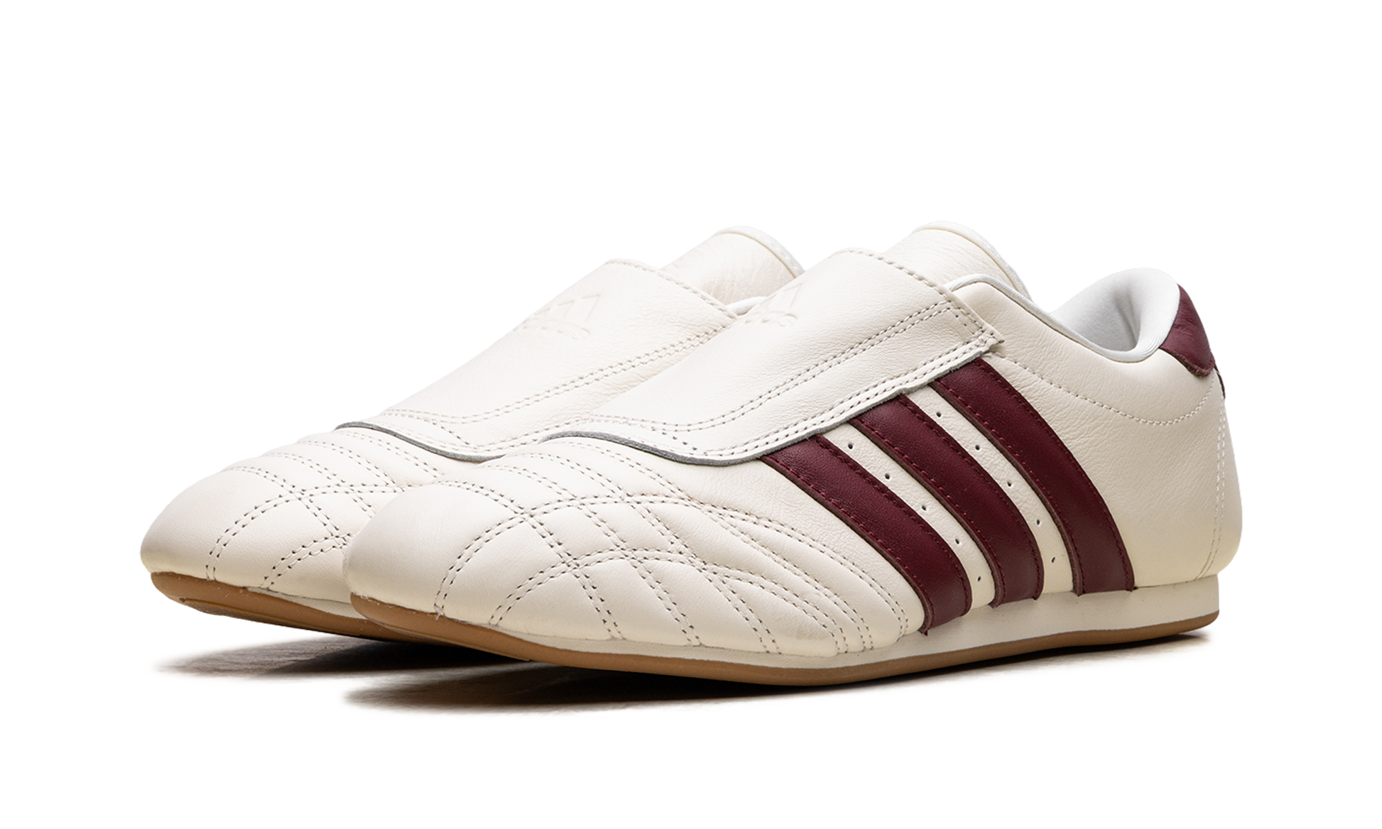 Taekwondo Women "Off white/noble maroon/gum 3" JS4527