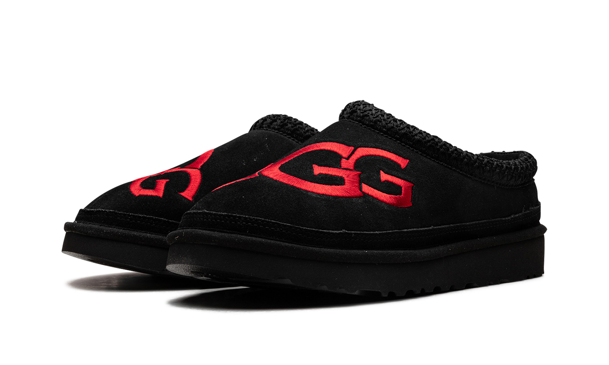 Tasman Logo Slipper "Black / samba red" 1112448 BSMR