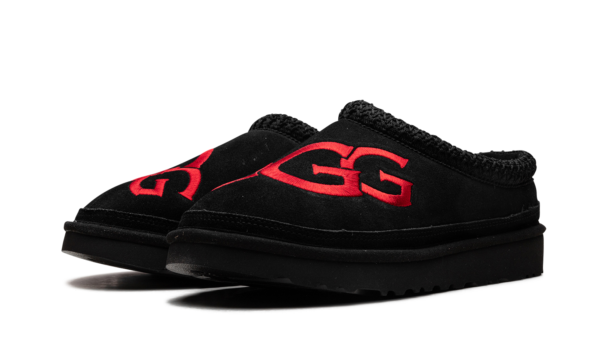Tasman Logo Slipper "Black / samba red" 1112448 BSMR