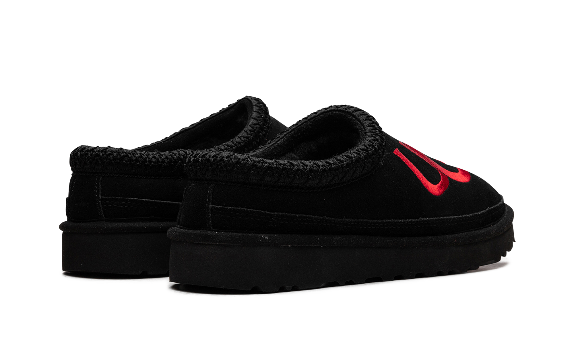 Tasman Logo Slipper "Black / samba red" 1112448 BSMR