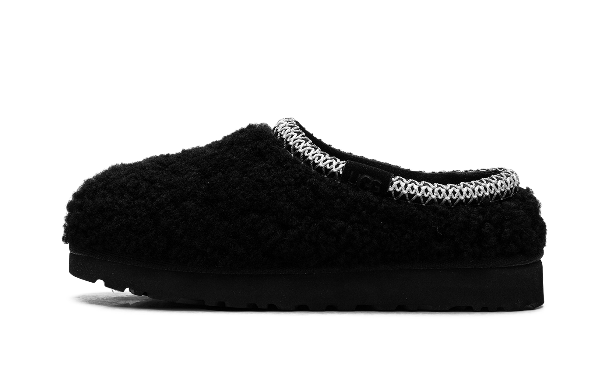 Tasman Maxi Curly Slipper Women "Black" 1158356 BLK