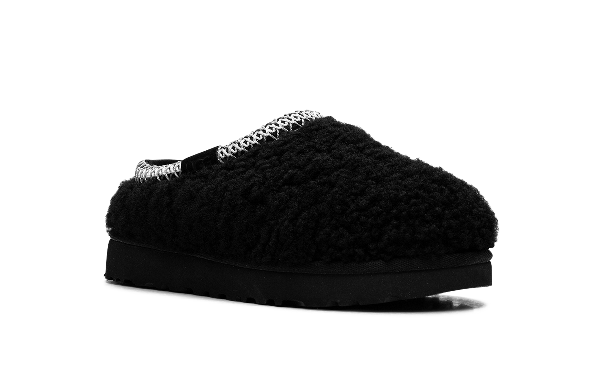 Tasman Maxi Curly Slipper Women "Black" 1158356 BLK